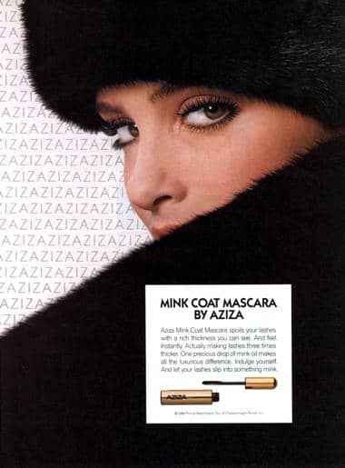 1986 Aziza Mink Coat Mascara