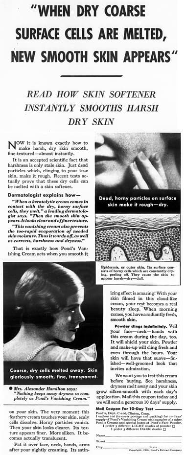 1935 Ponds Vanishing Cream