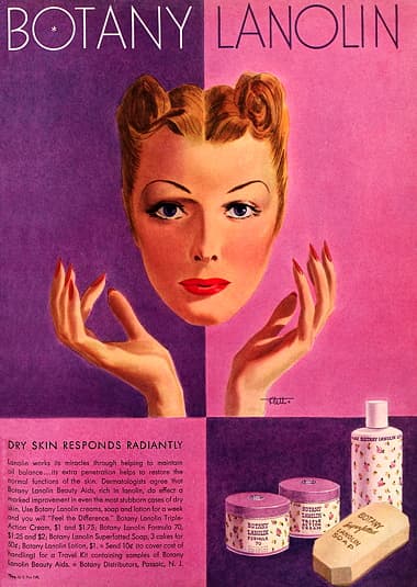 1943 Botany Lanolin