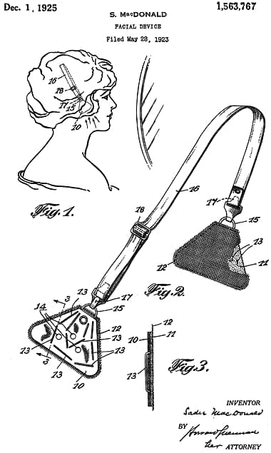 1925 Facial Device Patent