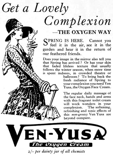 1926 Ven-Yusa oxygen cream