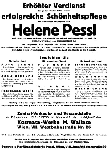 1928 Helene Pessl Mud-Radio