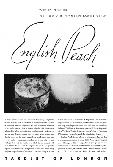 1933 Yardley Face Powder