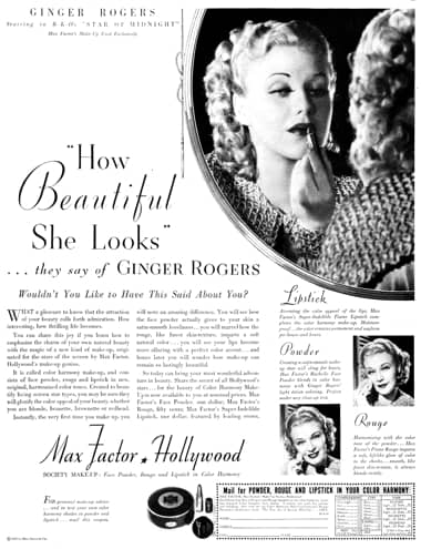 1935 Max Factor Face Powder