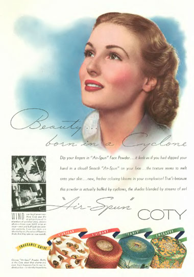 1939 Coty Air Spun Powder