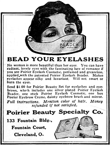 1921 Poirier eyelash beader