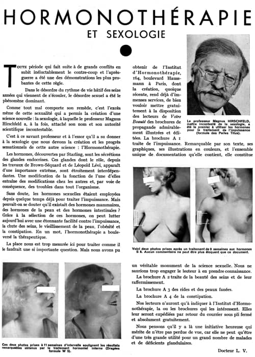 1935 Homonotherapie