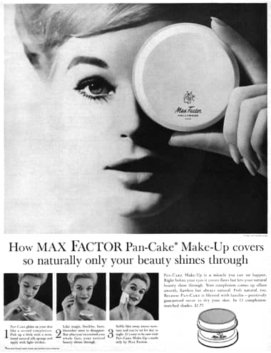 1960 Max Factor Pan-Cake make-up