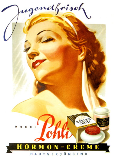 Pohli Hormon creme : Vintage  advertising Reproduction. poster Wall art