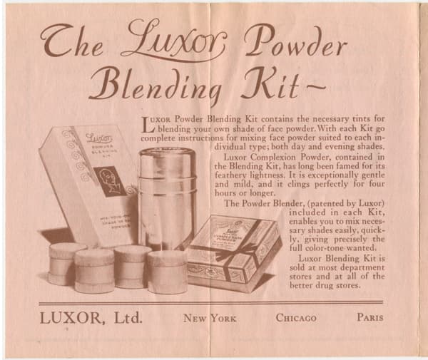 Now you can blend face powder Panel 1-2