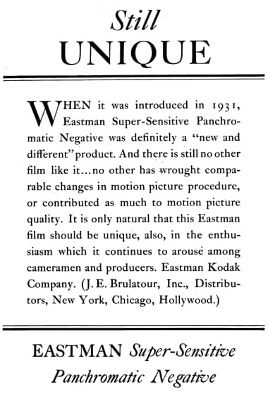 1935 Eastman Panchromatic