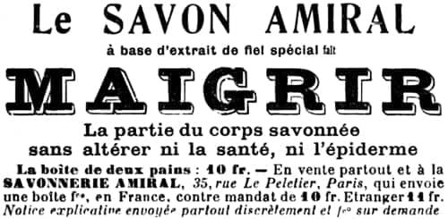 1911 Savon Amiral