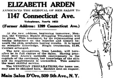 1914 Elizabeth Arden