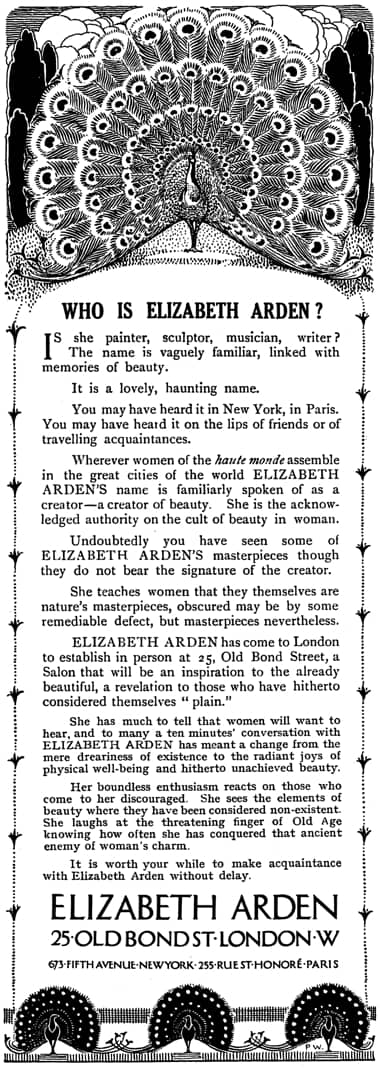 1922 Elizabeth Arden