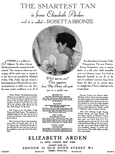 1929 Elizabeth Arden Rosetta make-up