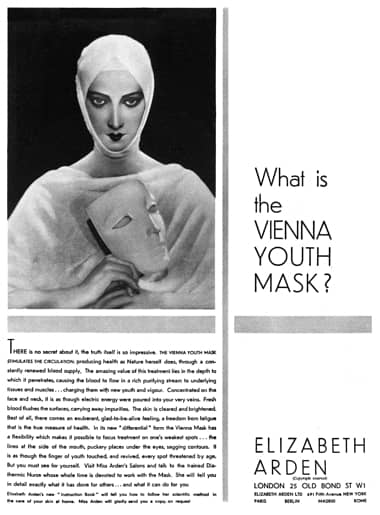 1931 Elizabeth Arden Vienna Youth Mask