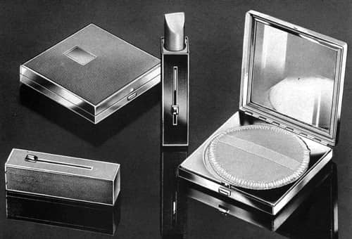 1934 Elizabeth Arden Compact and Automatic Lipstick