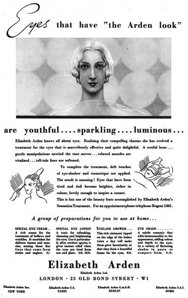 1934 Elizabeth Arden Eye Treatment