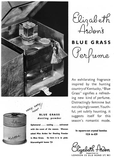 1935 Elizabeth Arden Blue Grass