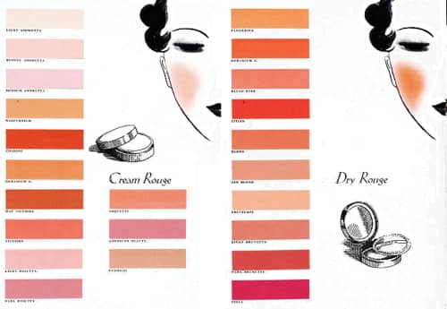 Cream and Dry Rouge shades
