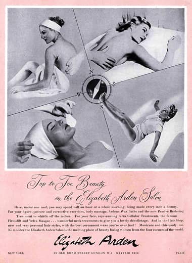 1951 Elizabeth Arden Salon Treatments