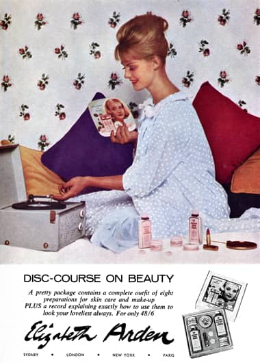 1961 Elizabeth Arden Disc-Course on Beauty