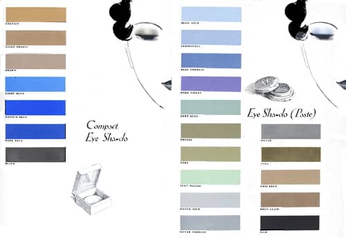 Elizabeth Arden Eye-Sha-Do Paste and Compact shades
