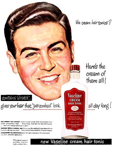 1948 Vaseline Cream Hair Tonic