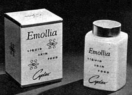 1958 Cyclax Emollia Liquid Skin Food