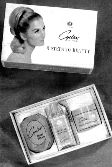 1964 Cyclax Three Steps to Beauty Pack
