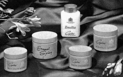 1966 Cyclax skin-care products