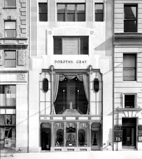1929 Entrance to the Dorothy Gray Salon