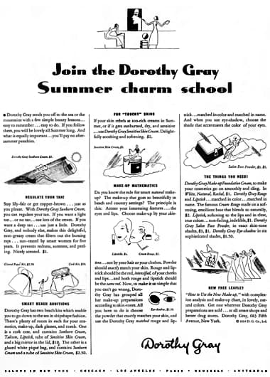 934 Dorothy Gray Summer Charm School