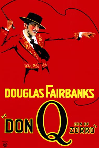 1925 Don Q Mark of Zorro poster