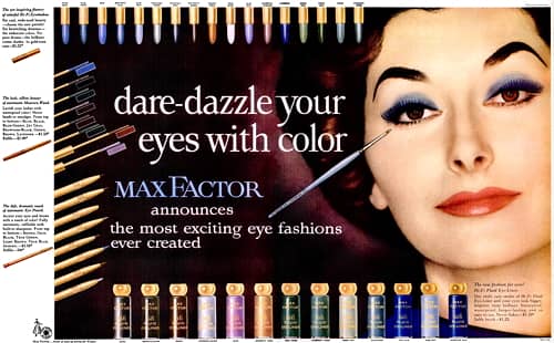 Cosmetics And Skin Max Factor 1945 1960