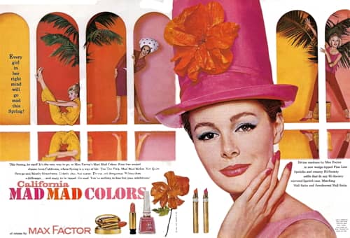 1963 Max Factor California Mad Mad Colors