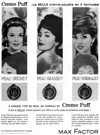 1963 Max Factor Creme Puff blends