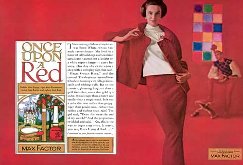 1963 Max Factor Once Upon A Red