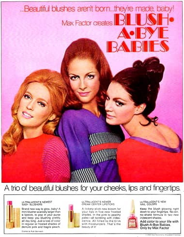 1969 Max Factor Blush-A-Bye Babies