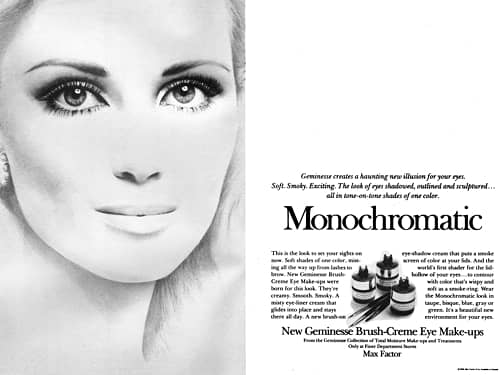 1969 Geminesse Brush-Creme Eye Make-up