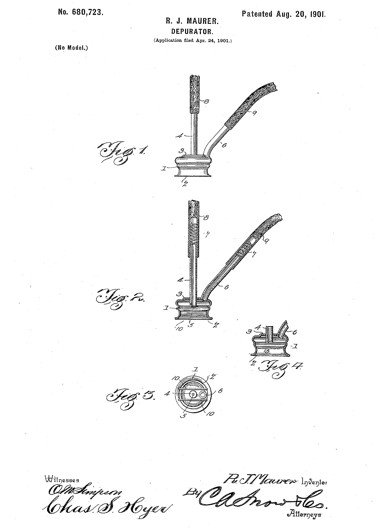 1901 Depurator patent