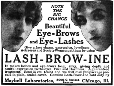 1916 Maybell Laboratories Lash-Brow-Ine