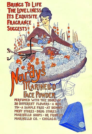 1918 Marinello Nardys Face Powder
