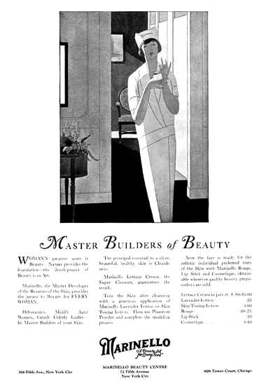 1925 Marinello Beauty Culture