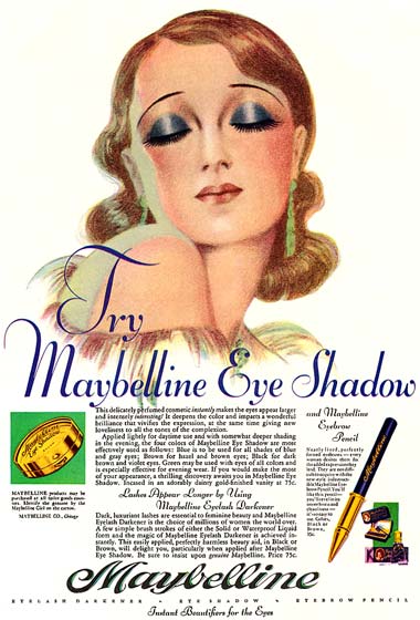 1930 Maybelline advertisement