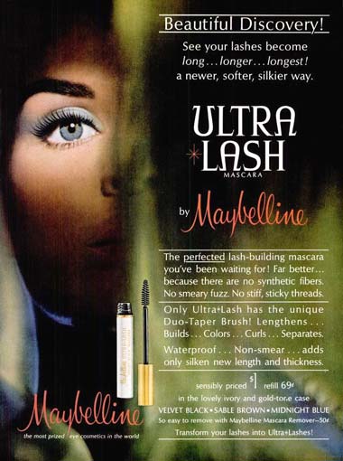 1964 Maybelline advertisement