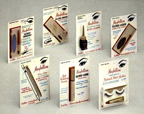 1968 Maybelline products