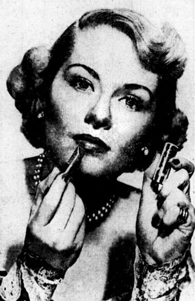 1952 Estee Lauder Dancing Red or Pink Lipstick