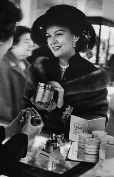 1956 Woman purchasing Re-Nutriv