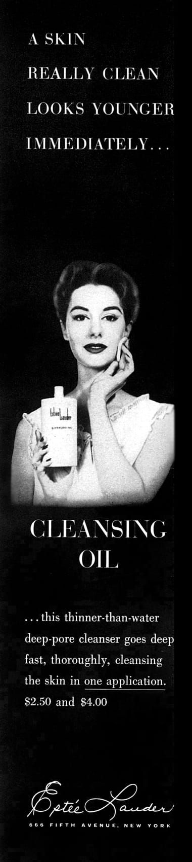 1960 Estee Lauder Cleansing Oil